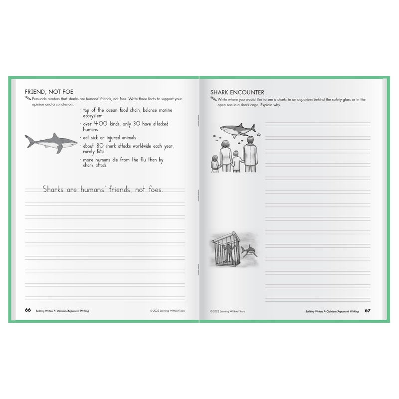 Learning Without Tears, Building Writers F, Student Edition, Age 10+, 5th Grade+, Handwriting Without Tears, Narrative, Information & Opinion Writing, Fluency, School & Home, Tutoring - Image 5